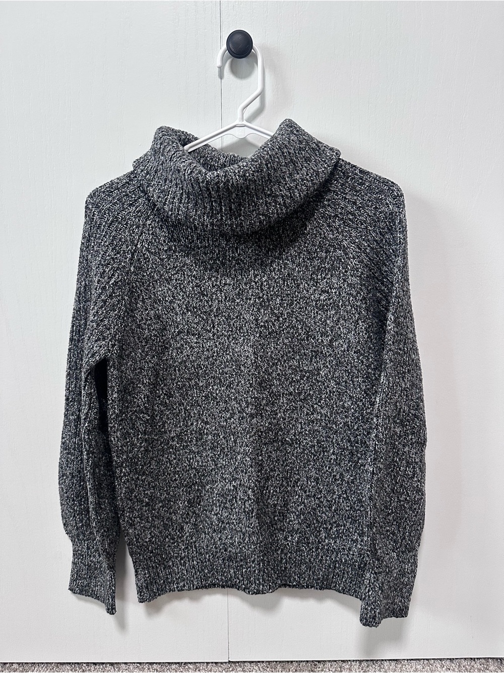 Women’s Charcoal Turtleneck Sweater